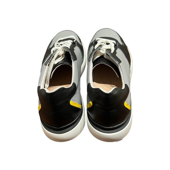 Robert Graham MIND RG5677L Grey Black Leather Sneakers Size 13 - Picture 5 of 10